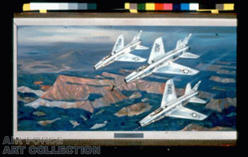 F-100S OVER NEW MEXICO